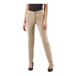 89th & Madison Women’s Sz 0 Luxe Ponte Five Pocket Stretch Straight Leg Pants